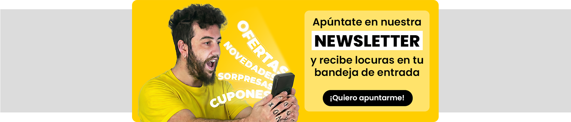 apuntate a nuestra newsletter y enterate de todo